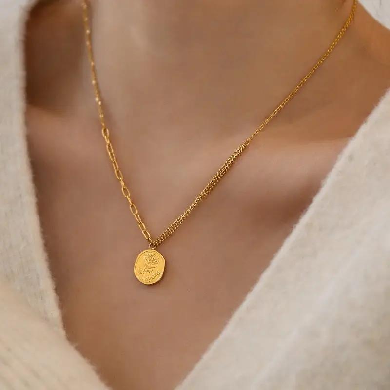 Engraved in Rose (Pendant Neckchain)