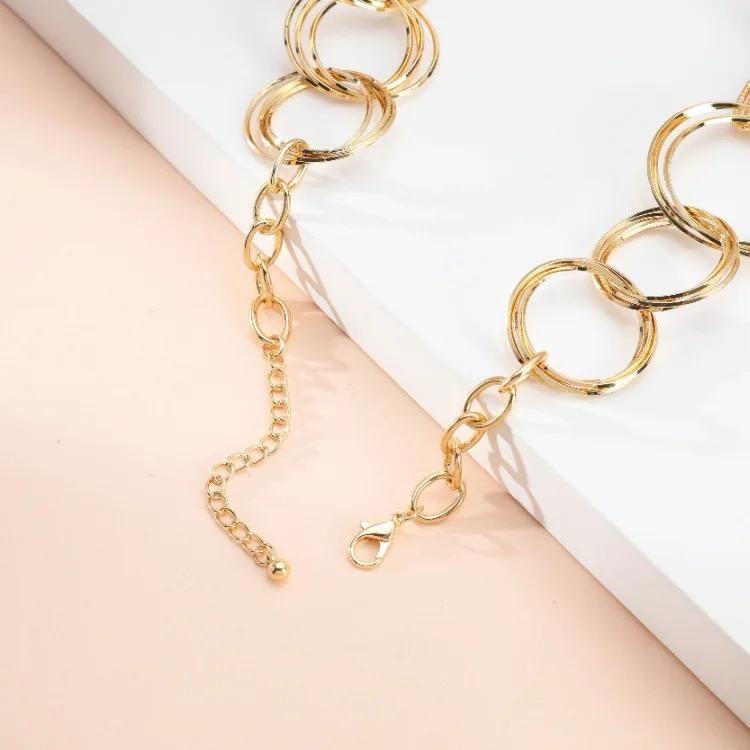 Looped Rings Necklace