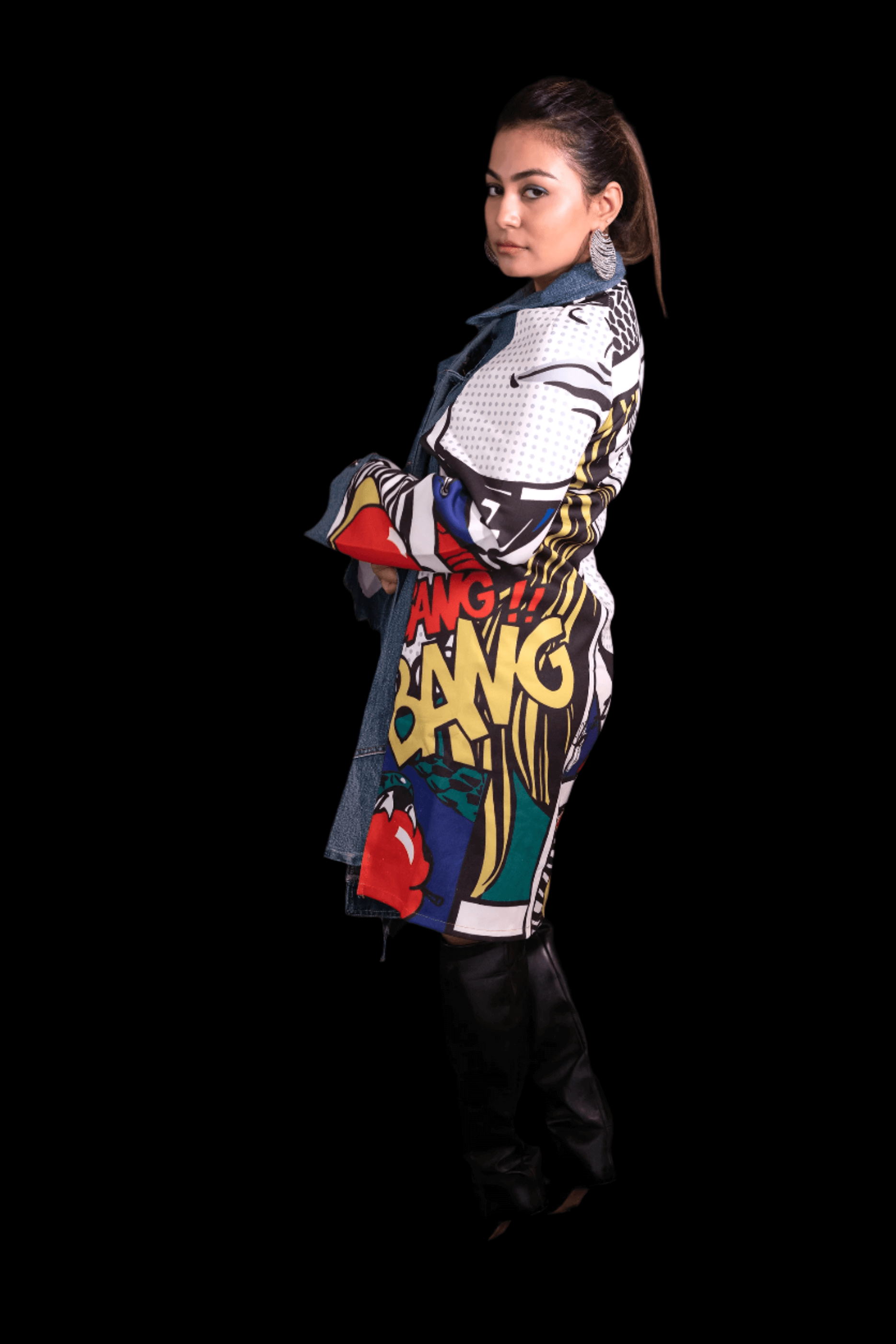 Illustrated Chic (Trench Coat/Dress Denim)