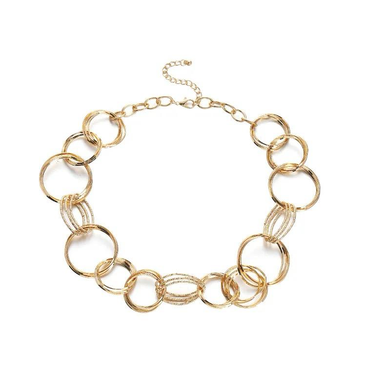 Looped Rings Necklace