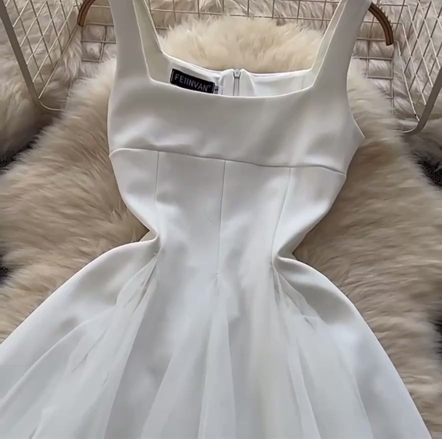 Load video: Tulle & Tiss Midi Gown Dress