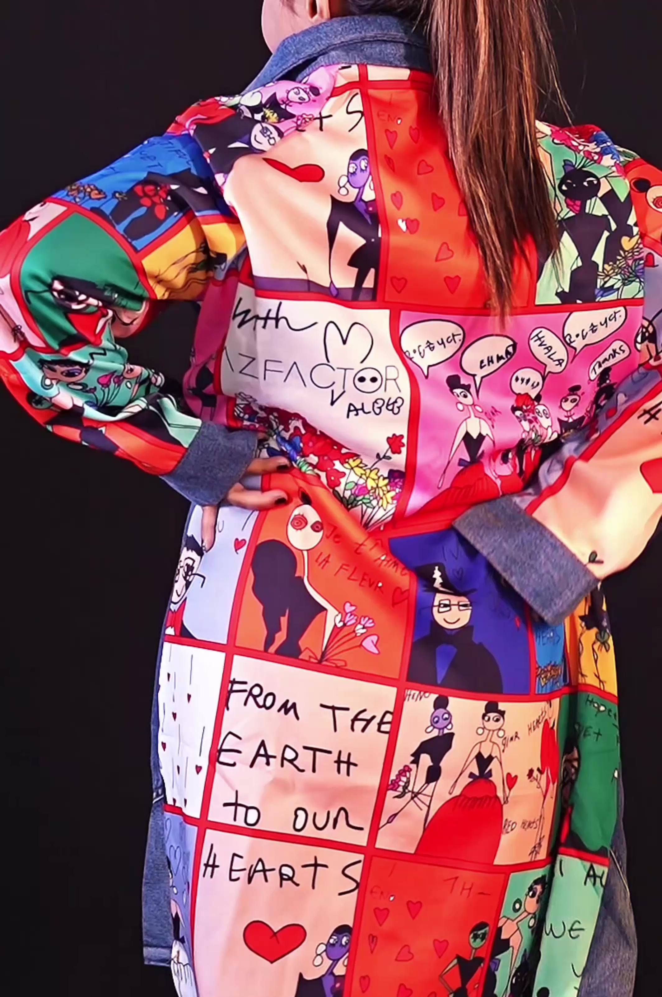 Load video: Illustrated Chic (Trench Coat/Dress Denim)