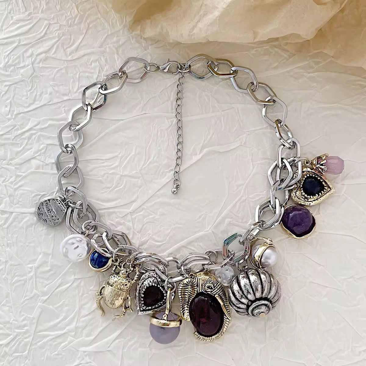 EDIN ROSE - Stone Chic Neck Wrap