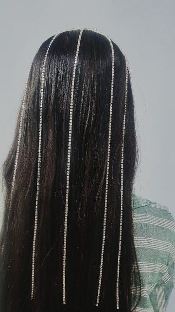 Rhinestone Tasseled Hairwear Band