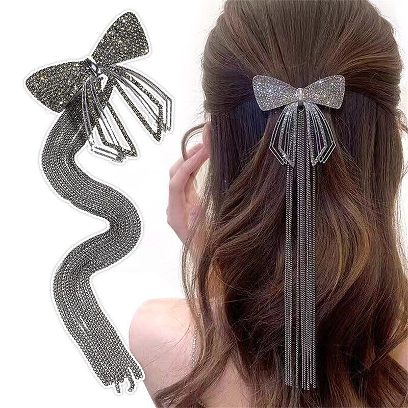 Metallic Bow Hair Dress