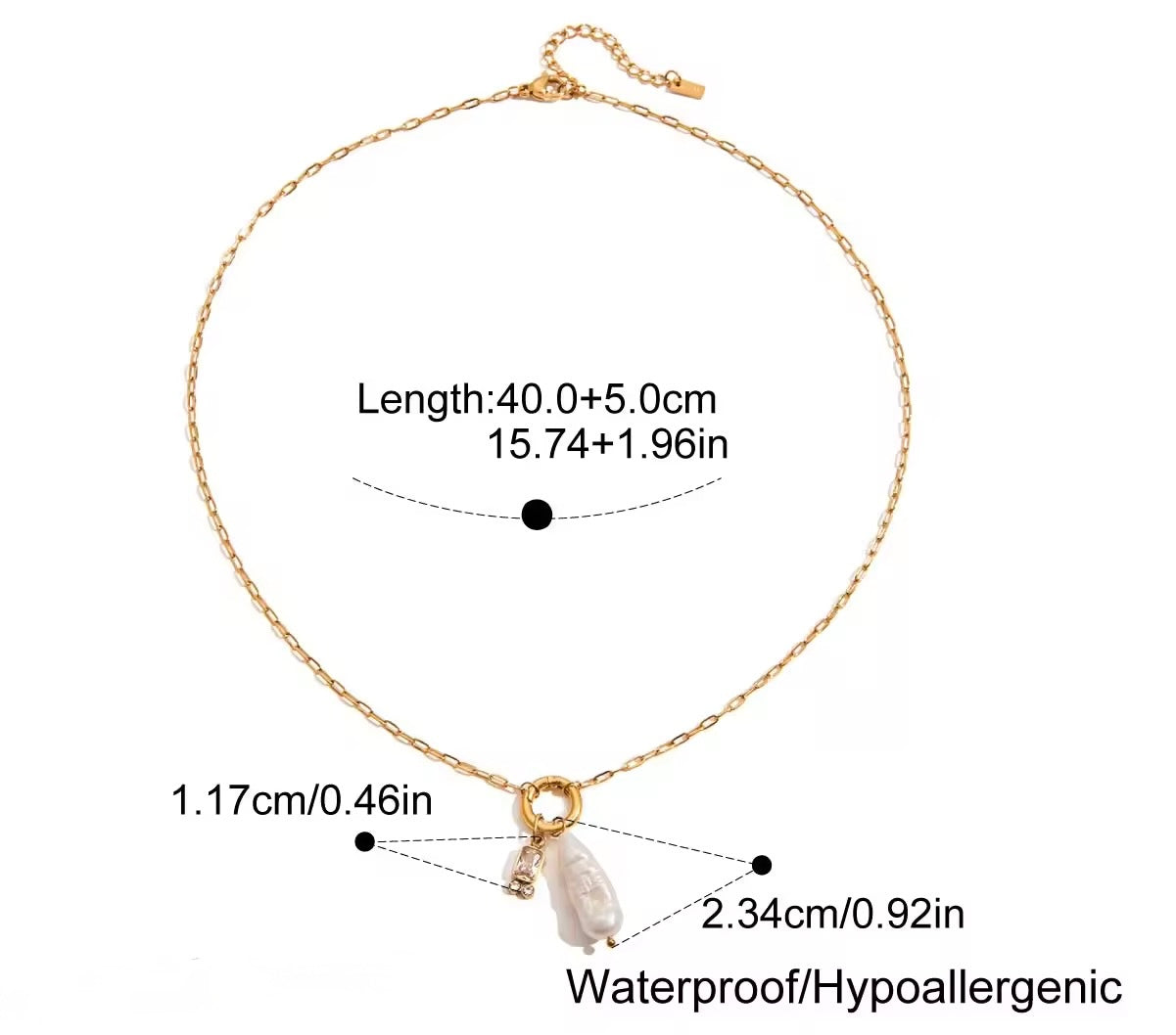 Pearl Pop Charms Necklace