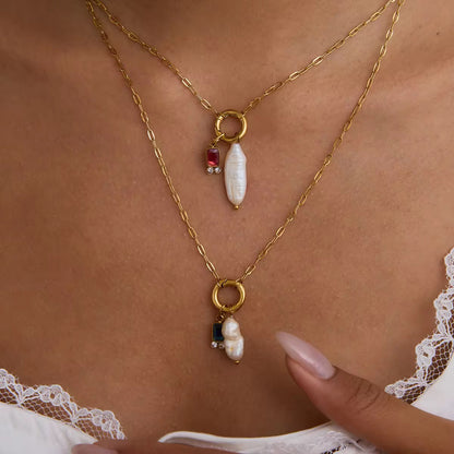 Pearl Pop Charms Necklace