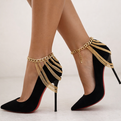Anklet Boot Chains (Gold)