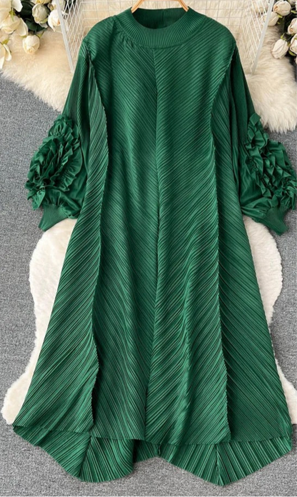 My Jisoo Dress (Red/Green)