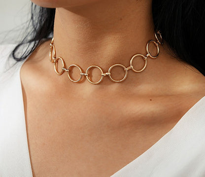 Rings Choker Necklace