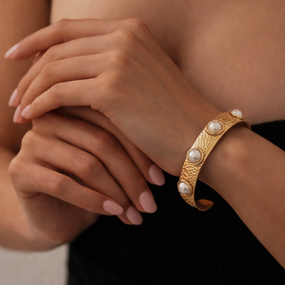 Bold Pearl Luxe Cuff