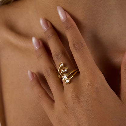Teardrop Trail Ring