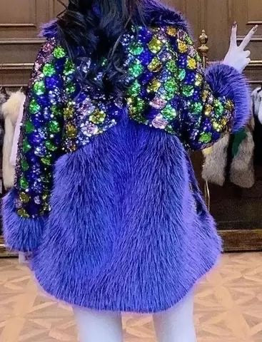 Fur Bling Luxe Coat