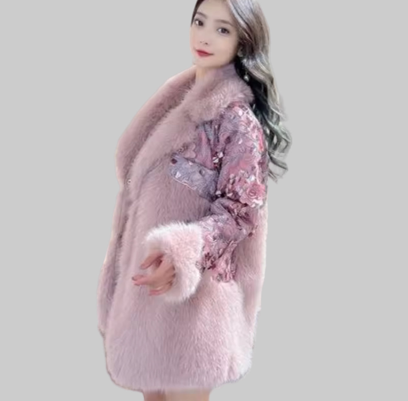 Fur Bling Luxe Coat