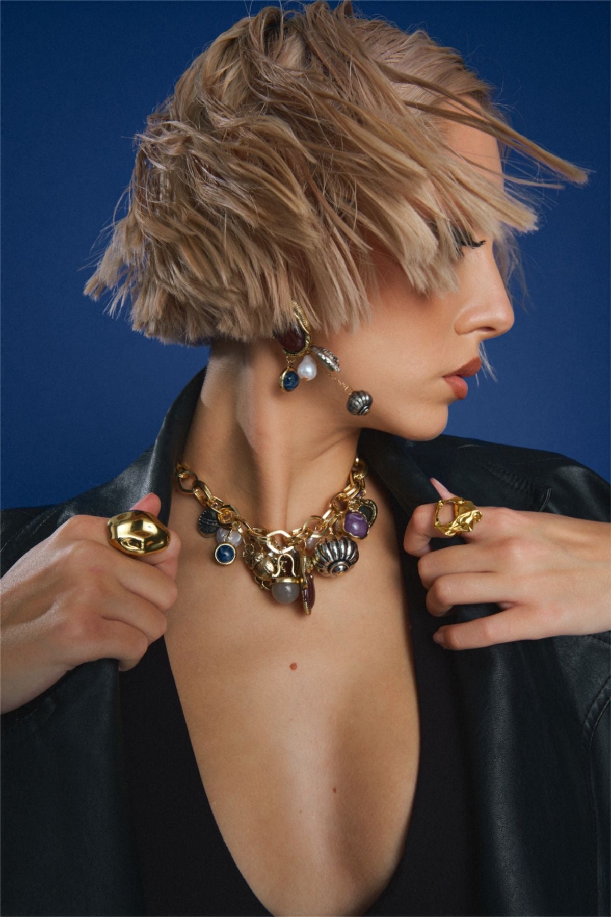 EDIN ROSE - Stone Chic Neck Wrap
