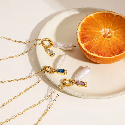 Pearl Pop Charms Necklace
