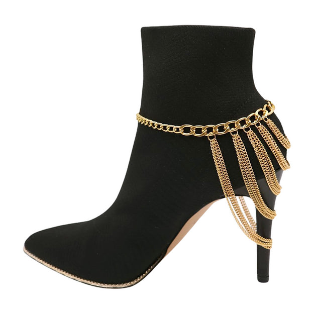 Anklet Boot Chains (Gold)