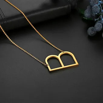 Initial Letter Necklace (Gold)