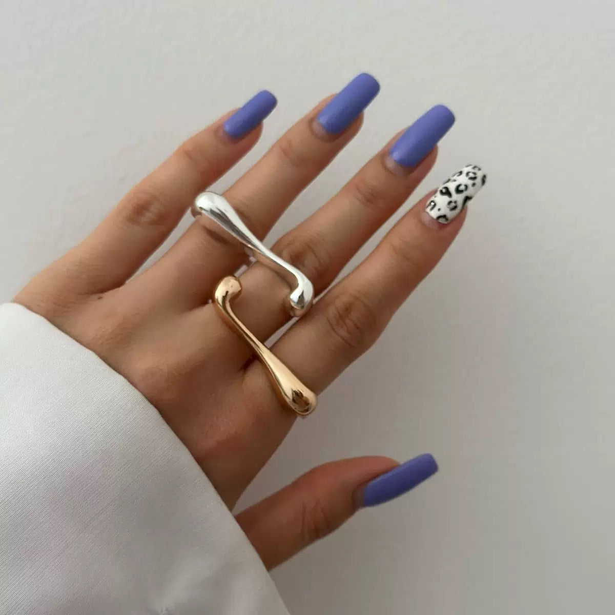 Liquid Wave Statement Ring