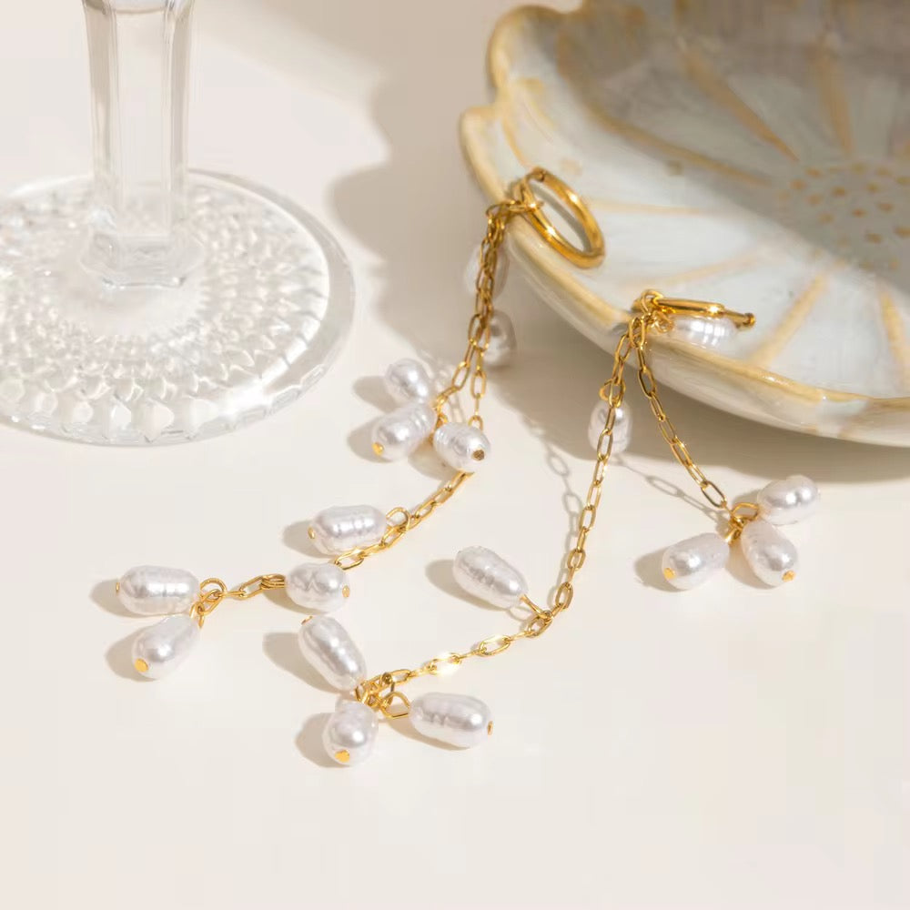 Pearl Chain Dangles