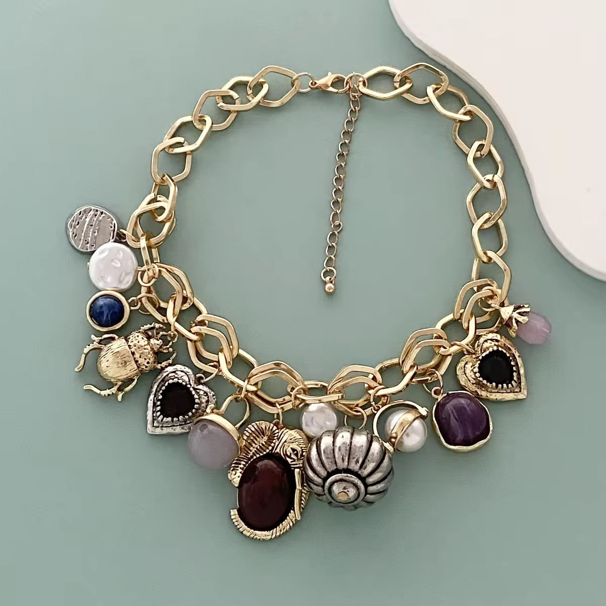 EDIN ROSE - Stone Chic Neck Wrap
