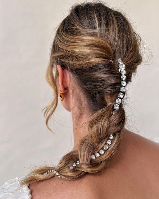 Bling Braid Wrap (Silver)