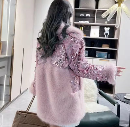 Fur Bling Luxe Coat