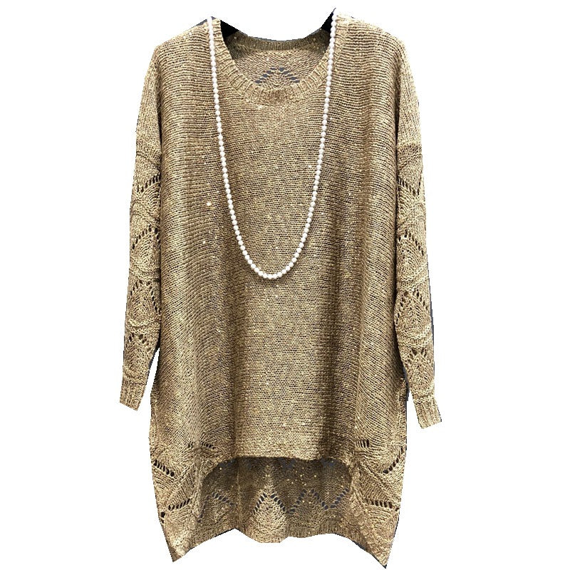 Gold Knit Bling (Full Sleeves)