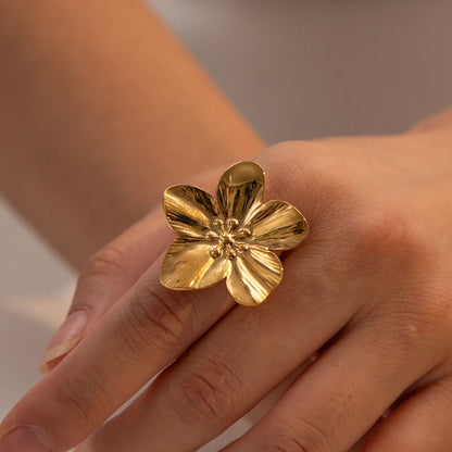 My Golden Camellia Ring