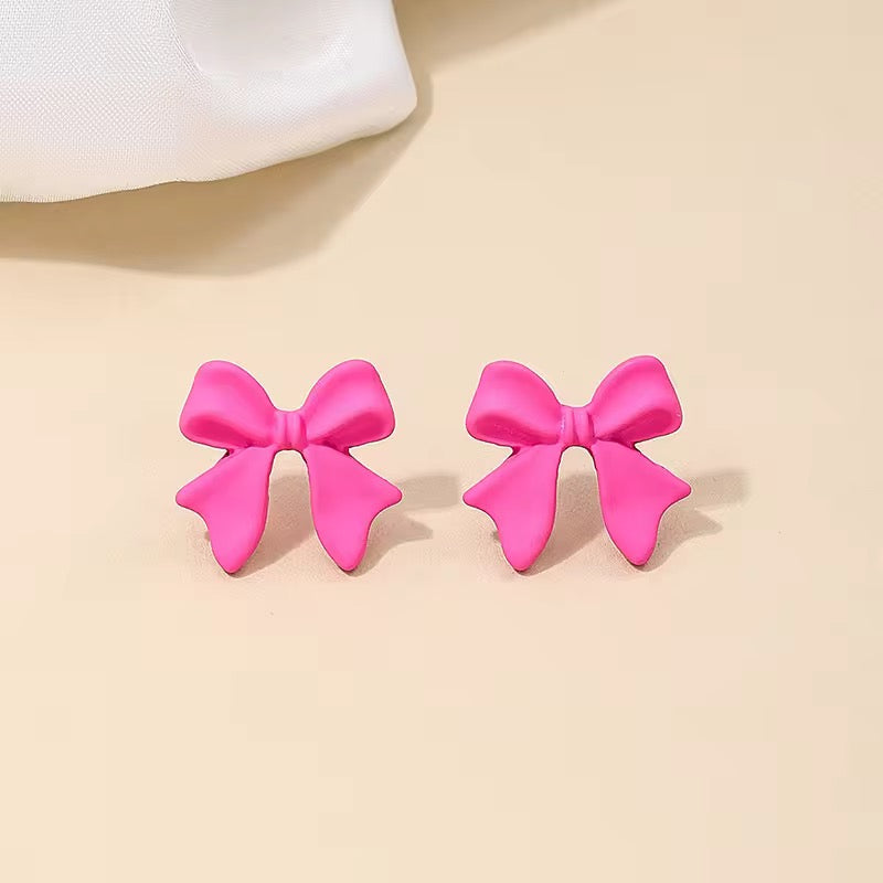 Barbie Bow Studs