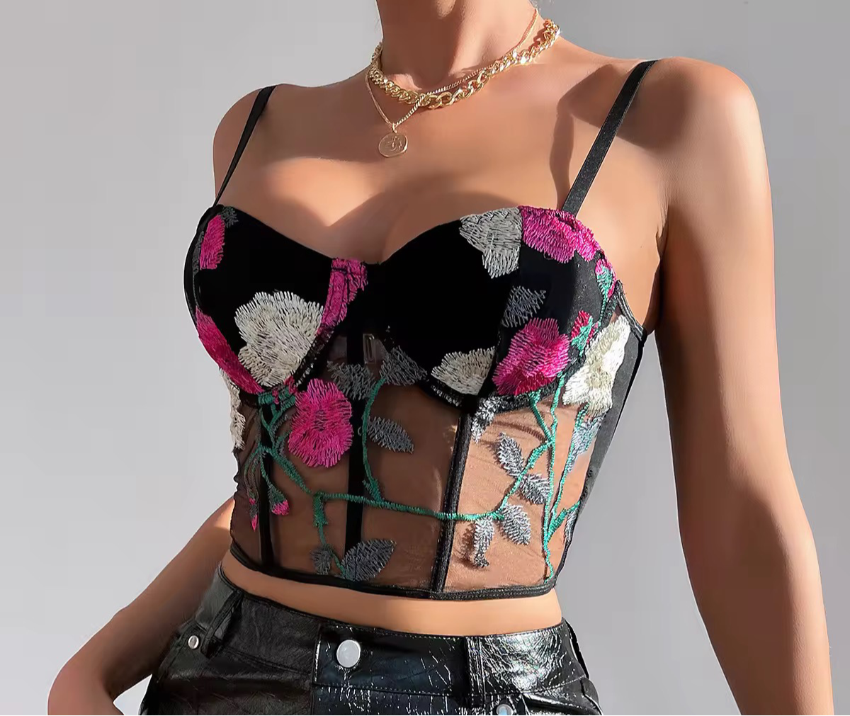 Midnight Bloom Corset