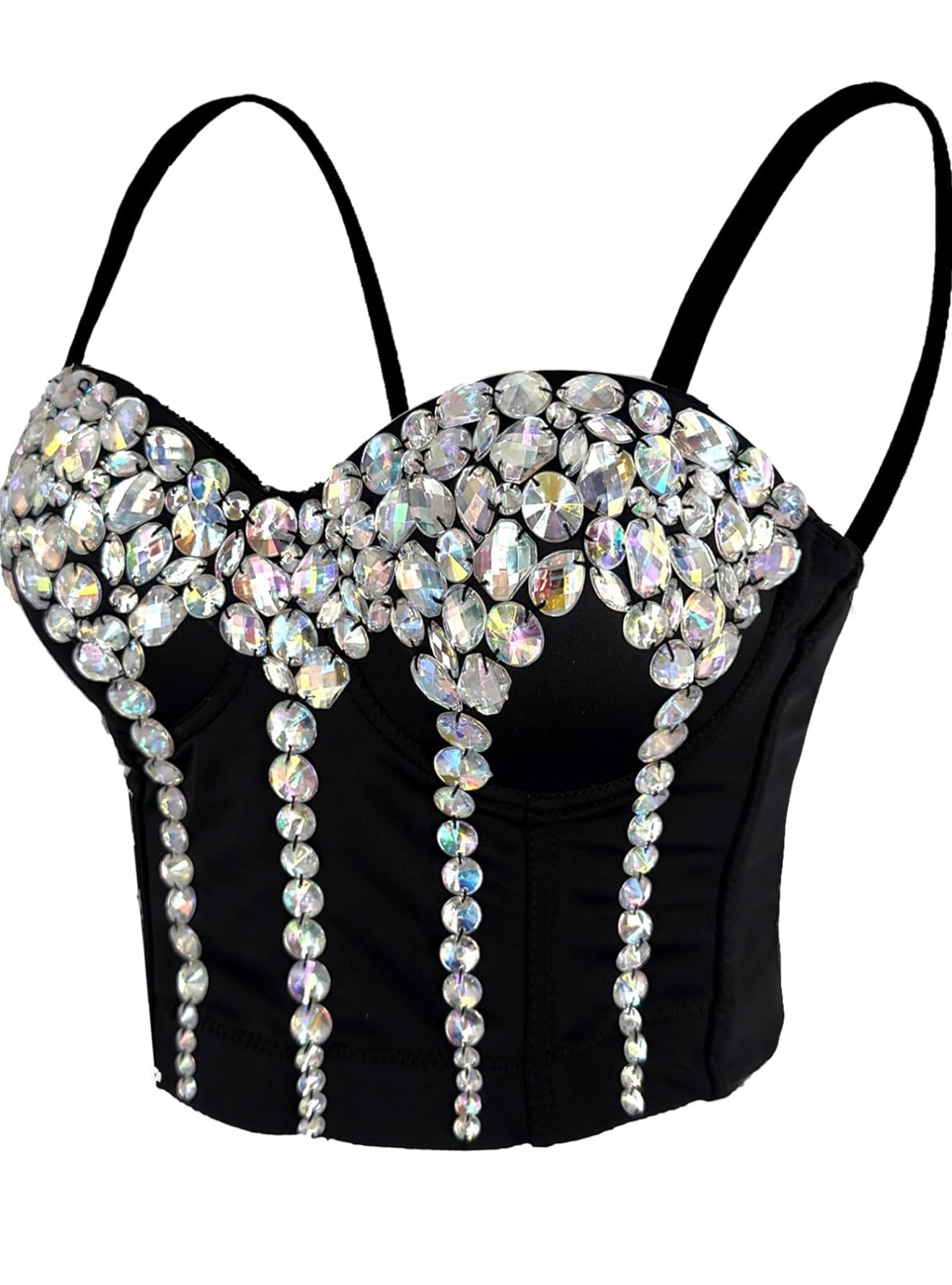 Bling Midnight Sky (Handmade Bejeweled Corset)