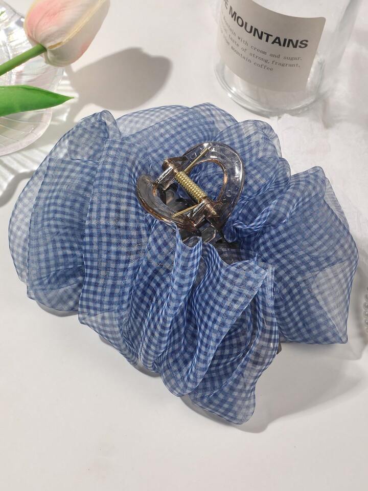 Organza Cloud Ruffle Hair Claw