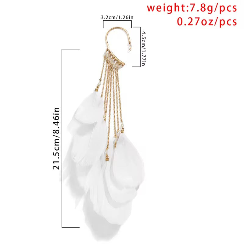 Feathered Dream (Single Ear Cuff)