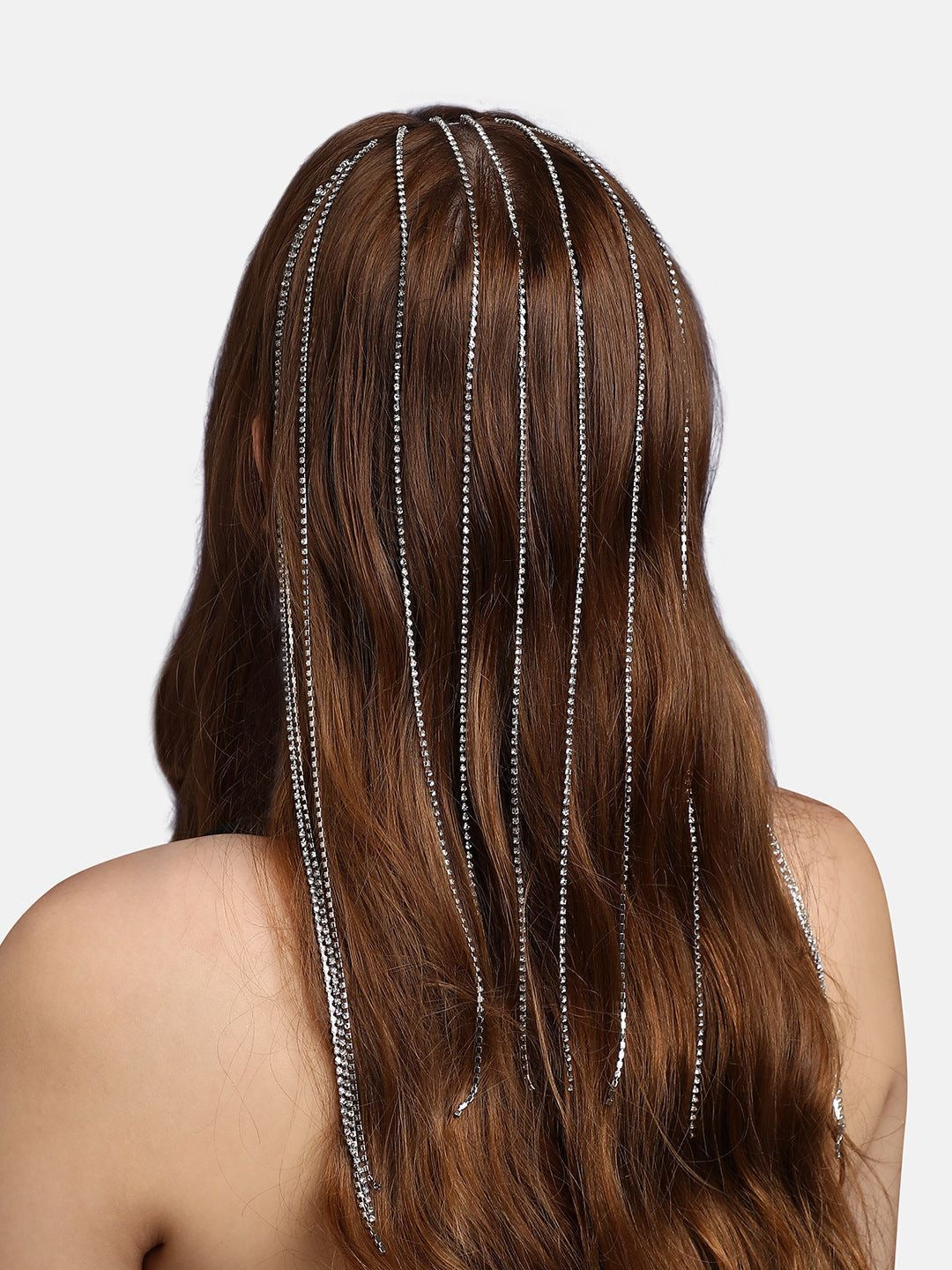 Rhinestone Tasseled Hairwear Band