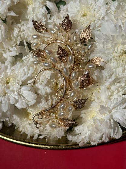 Pearl Ivy Ear Cuffs