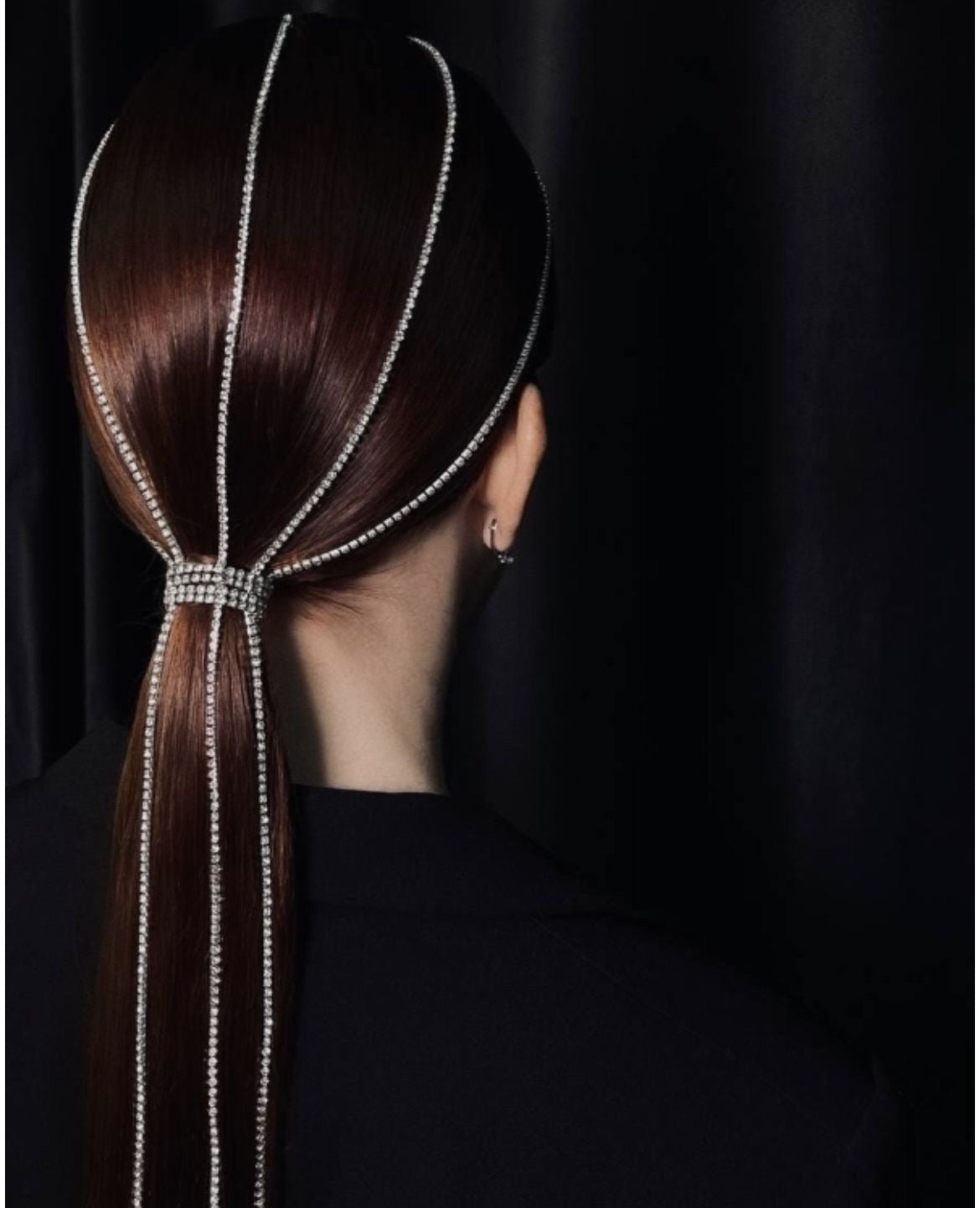 Rhinestone Tasseled Hairwear Band