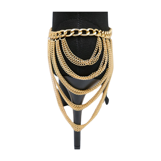 Anklet Boot Chains (Gold)