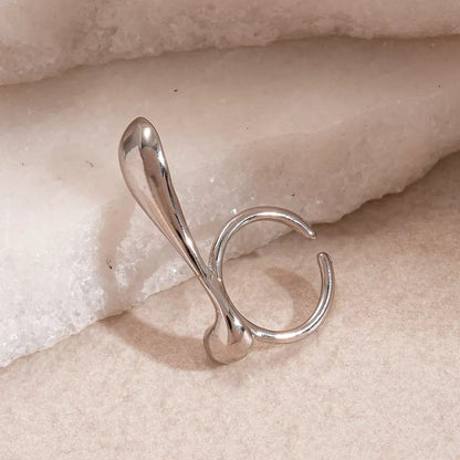 Liquid Wave Statement Ring