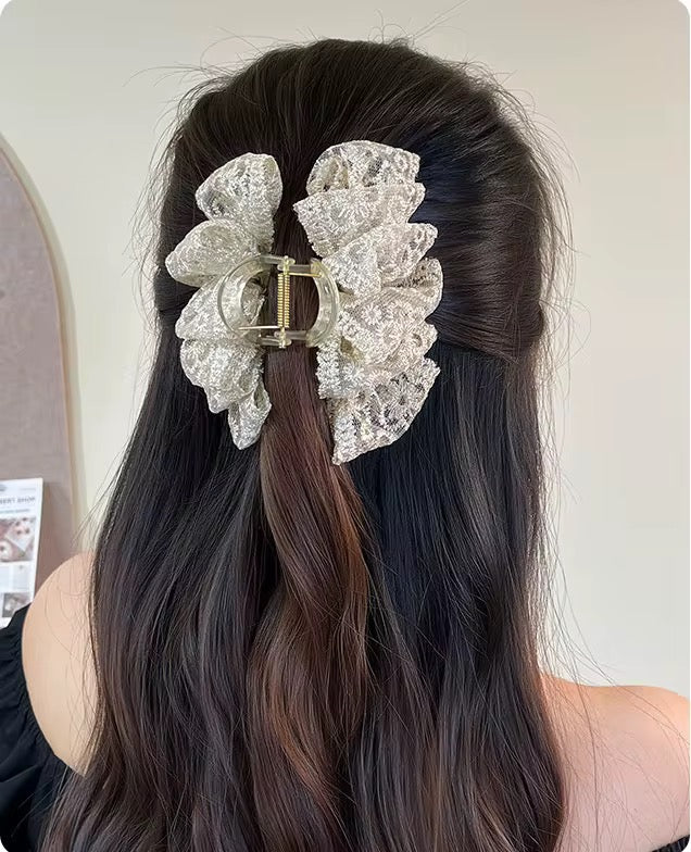 Lacy Chic Ruffle Hair Claw