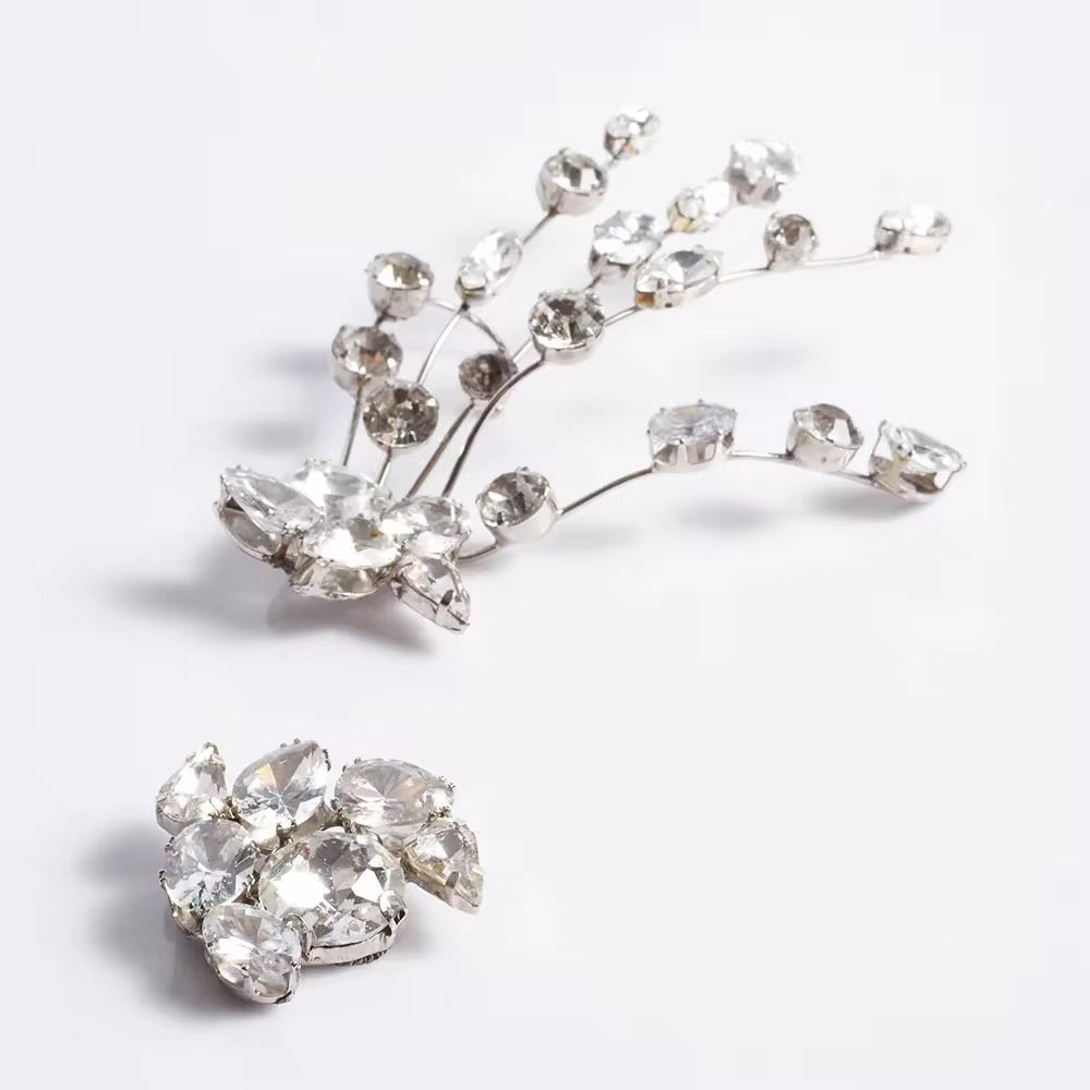 EDIN ROSE - Sparkle Wrap (Single Ear Cuff & Stud Earrings)