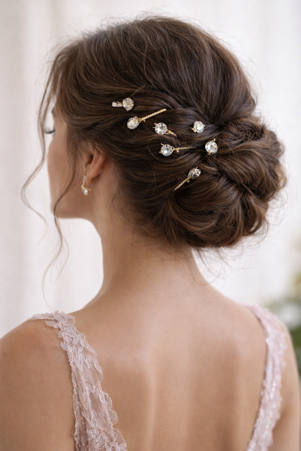 Pin Me Pretty – Crystal Bobby Pins (Set of 8)