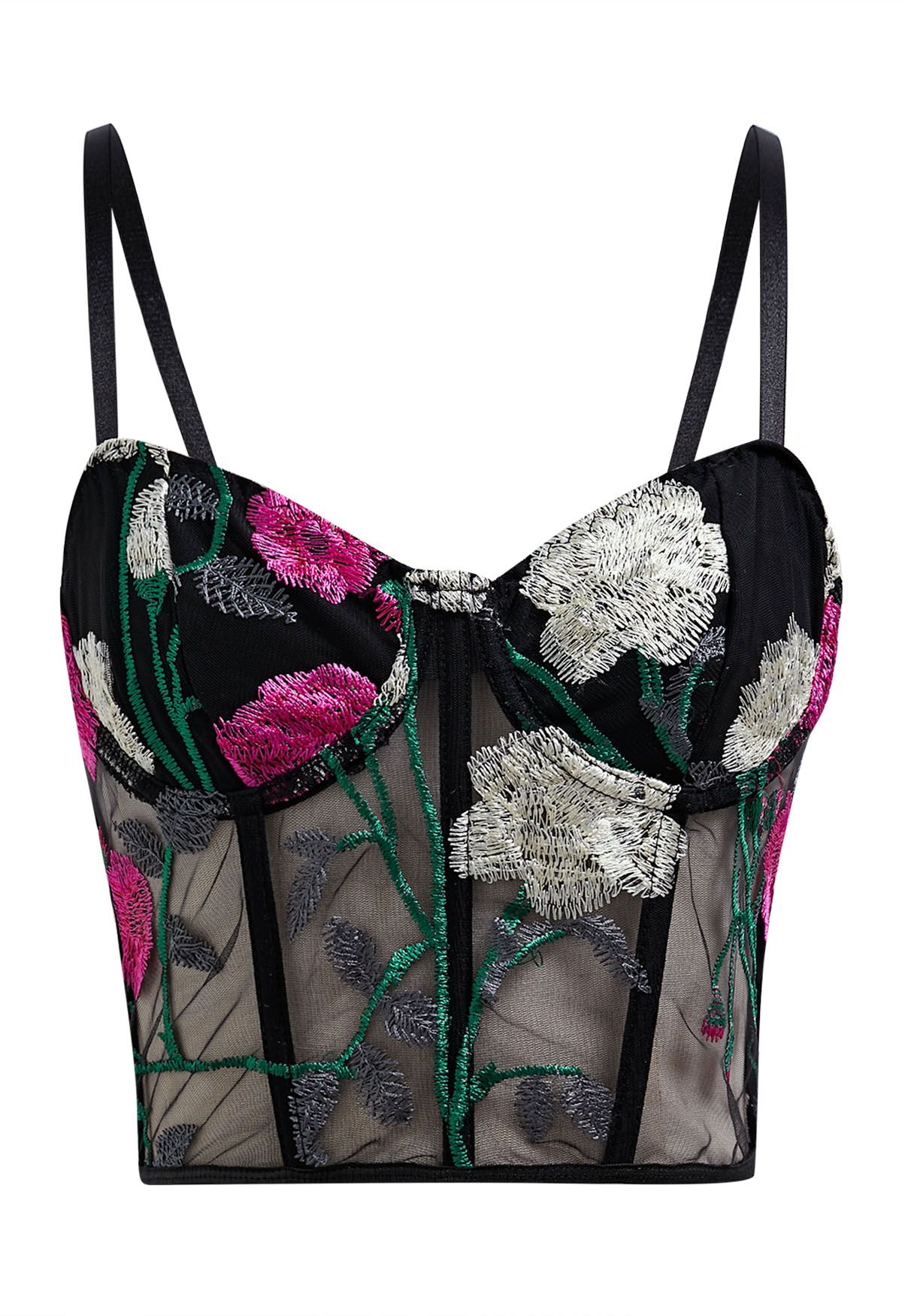 Midnight Bloom Corset