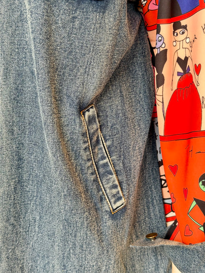 Illustrated Chic (Trench Coat/Dress Denim)