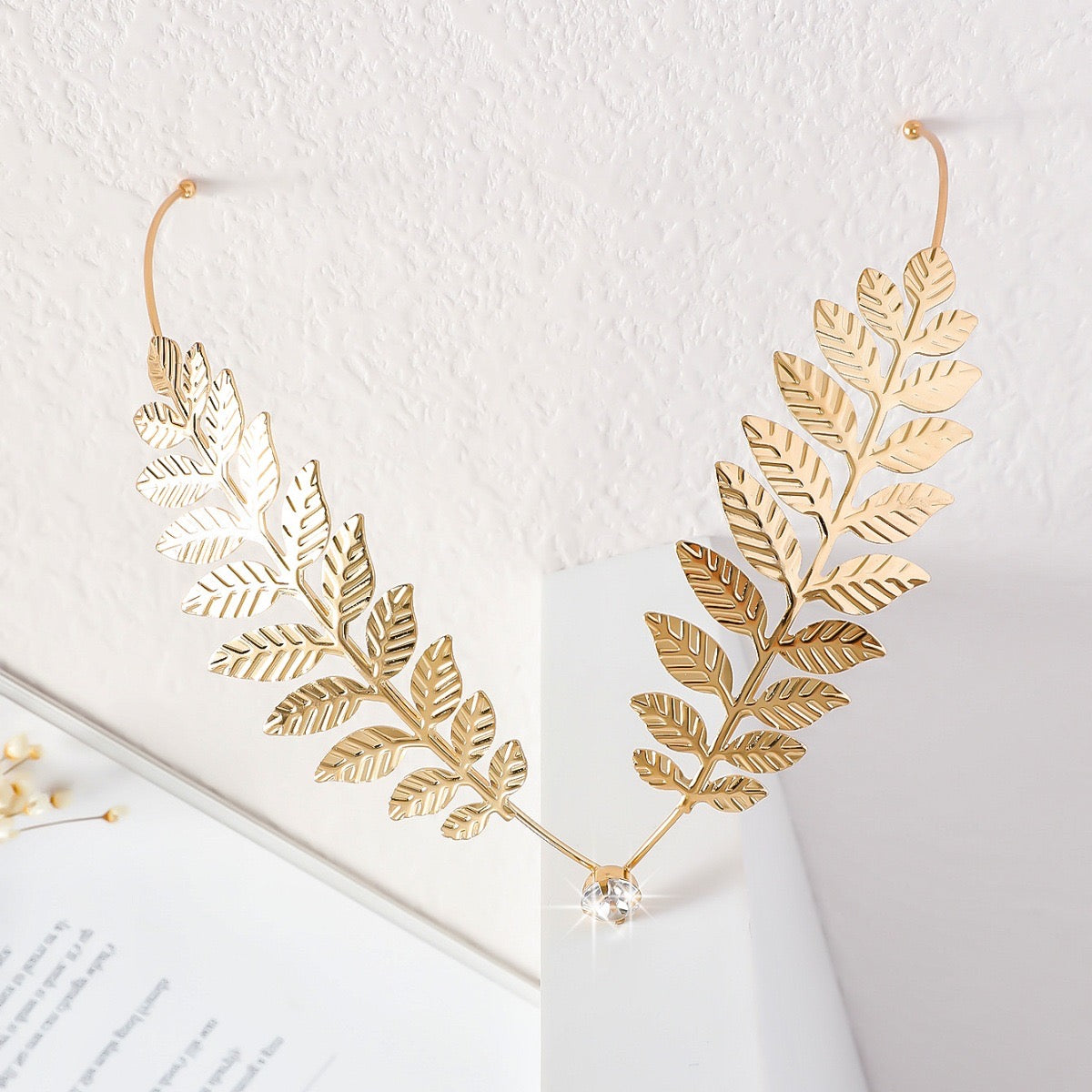 Golden V Laurel Tiara