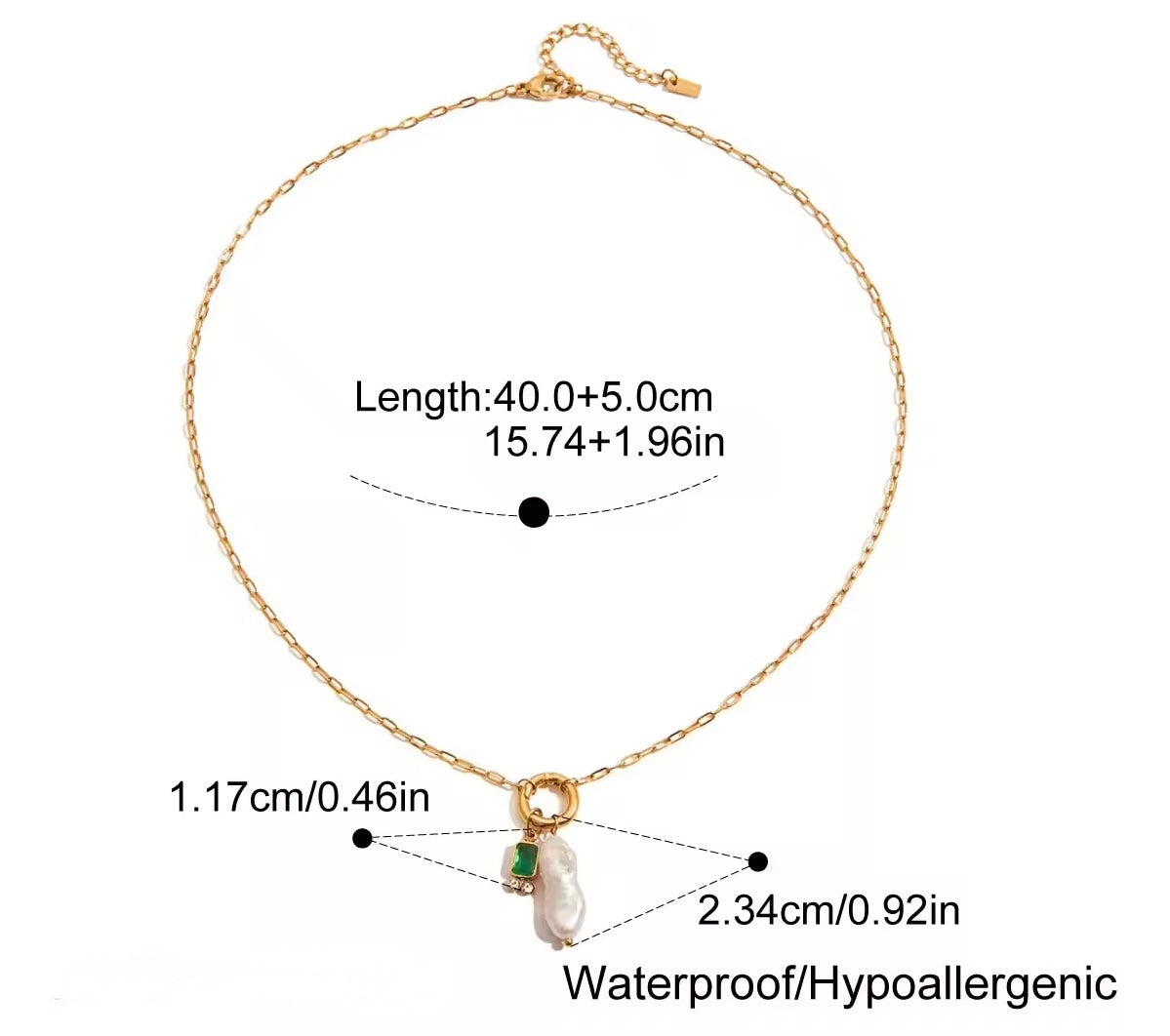 Pearl Pop Charms Necklace