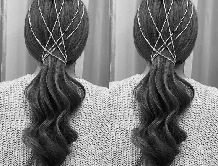 Rhinestone Tasseled Hairwear Band