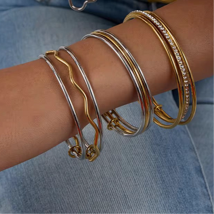 Trio Wave Bracelet