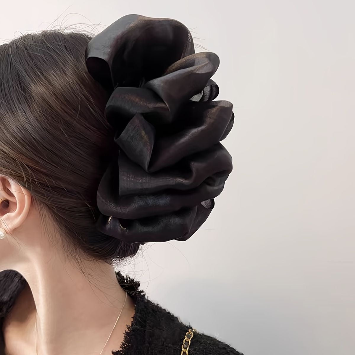 Luxe Ruffle Hair Claw