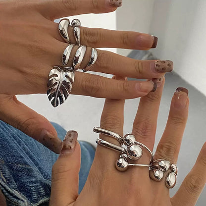 Liquid Spiral Statement Ring